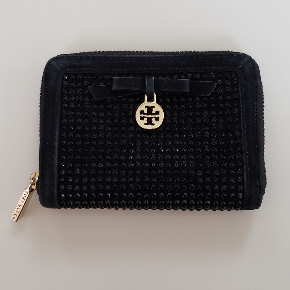 Tory Burch Rhinestone Keychain Wallet